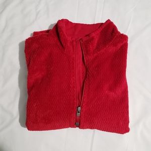 Petite Fuzzy Red Jacket